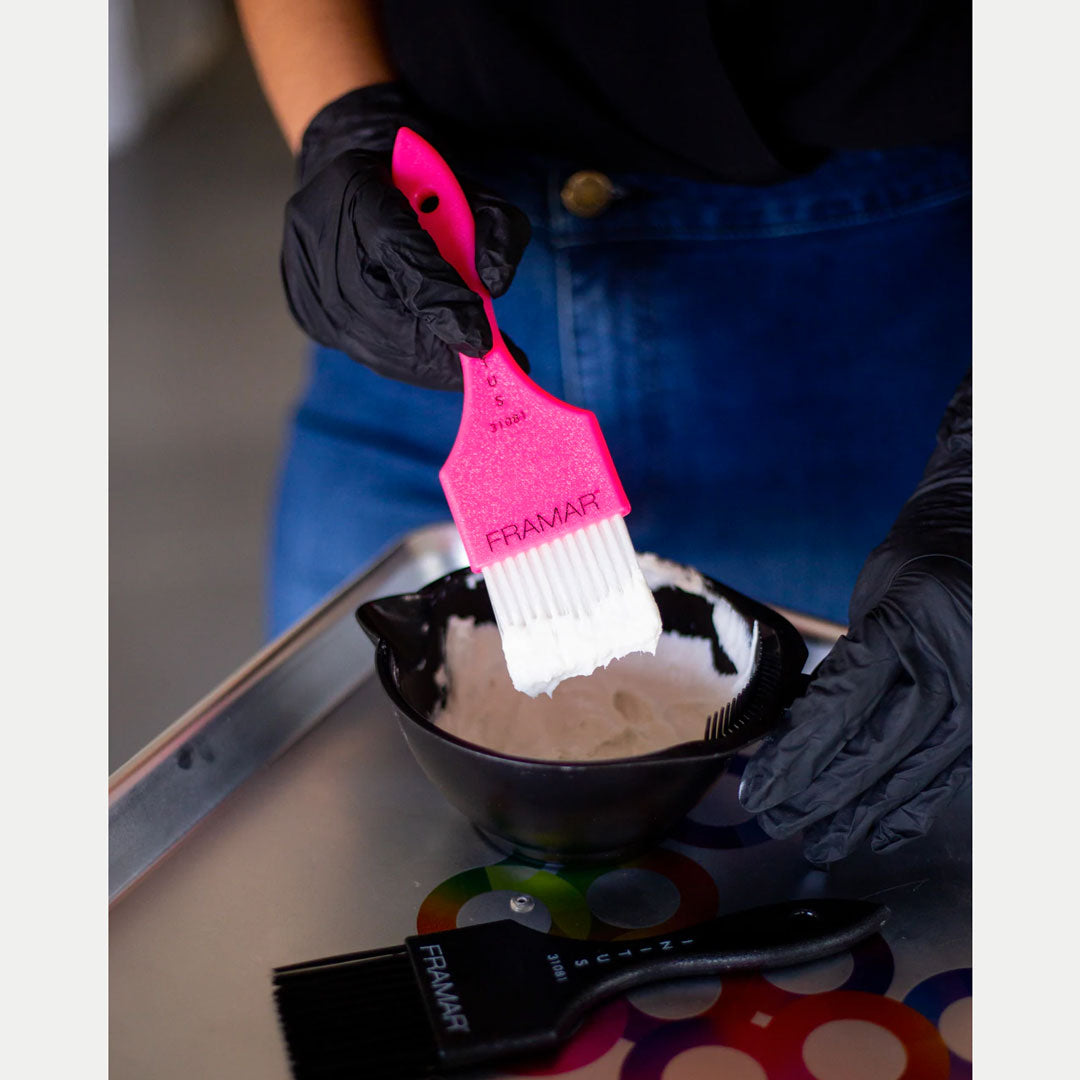 Brochas rosa y negra - Framar