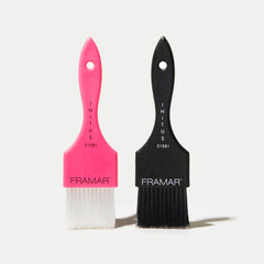 Brochas rosa y negra - Framar