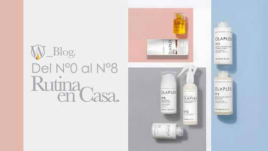 ¡DEL N°0 AL N°8! RUTINA OLAPLEX EN CASA