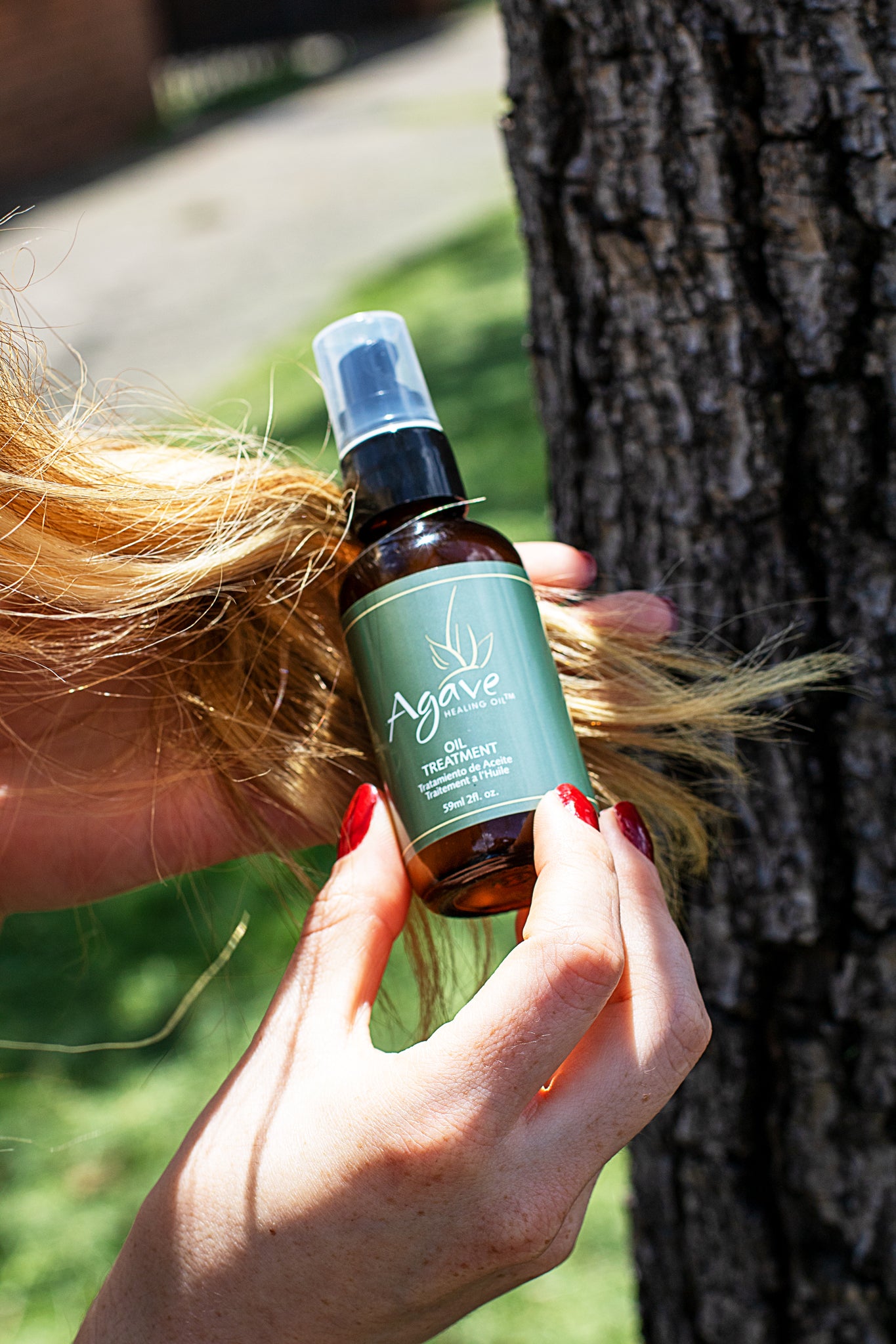 Agave oil treatment near me online