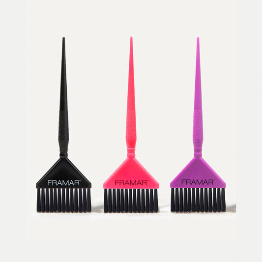 FRAMAR Brochas para Coloristas Big Daddy Brush Pack de 3