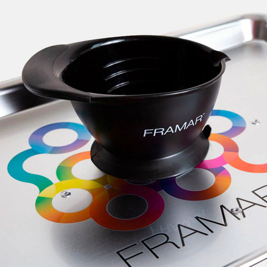 FRAMAR Cuenco para Coloración SureGrip Negro Framar
