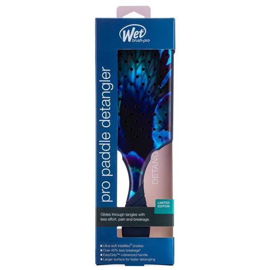 Cepillo Desenredante plano  Electric Blue - Wet Brush Pro Paddle Detangler