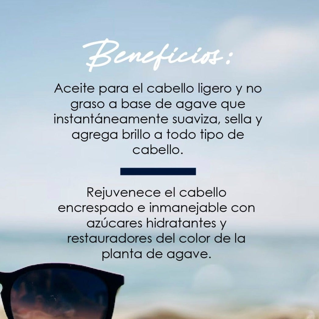 Agave Oil Treatment 4oz    aceite capilar ligero y no graso