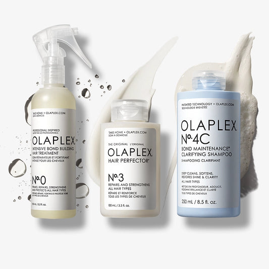 OLAPLEX Kit de Rutina Reparación Detox  Nº0 100ml, Nº3 100ml,  Nº4C 250ml