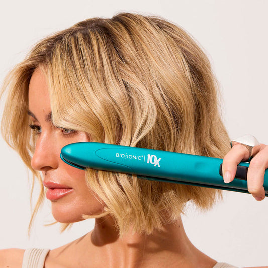 Plancha de pelo Teal Tides 10X™ Bioionic