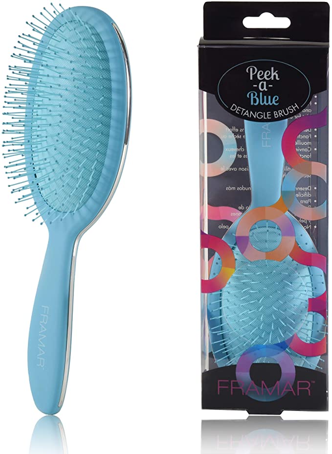 Cepillo desenredante Peek-a-Blue-framar